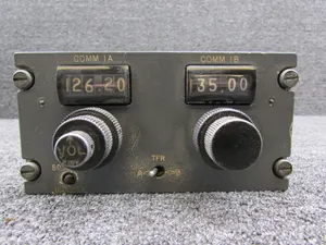 2488600-11 Learjet Comm Frequency Selector (Worn and Cracked Face)